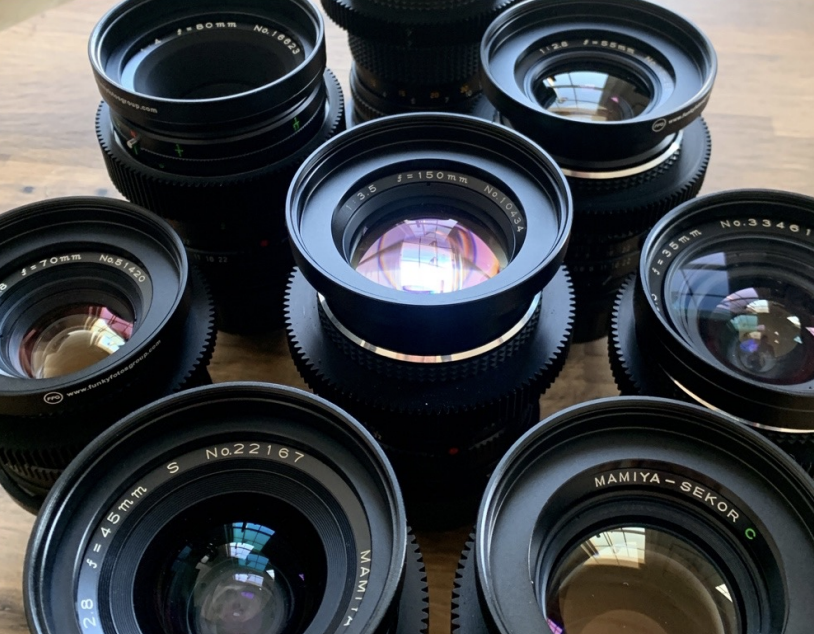 Louis Hollis Mamiya Lenses